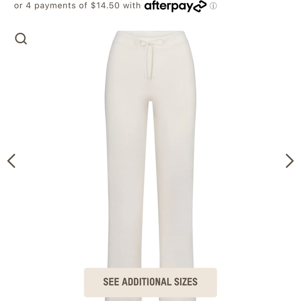 Skims cotton sleep pant marble size small nwt